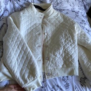 White Jacket with Gold Buttons